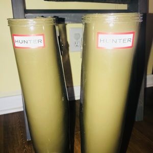 army green hunter boots